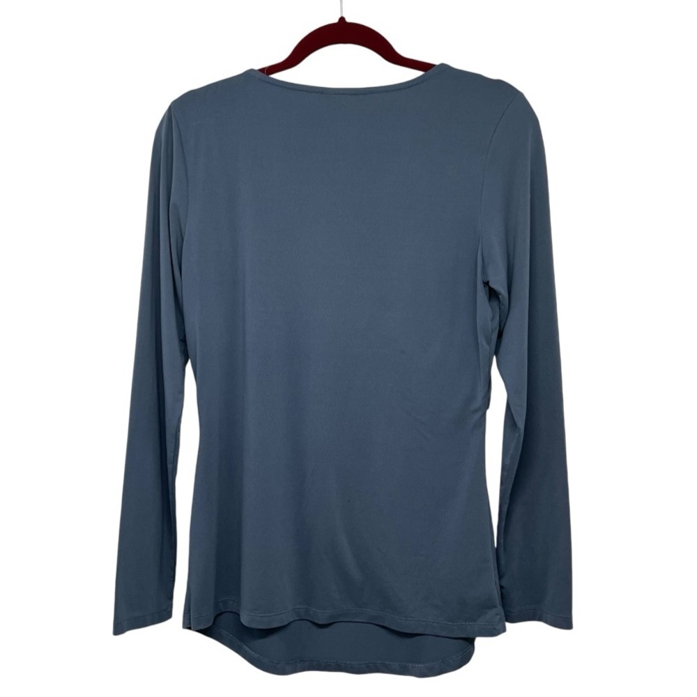 Kindred Bravely Slate Blue Maternity Post Partum Nursing Pullover Top Medium - Picture 5 of 8